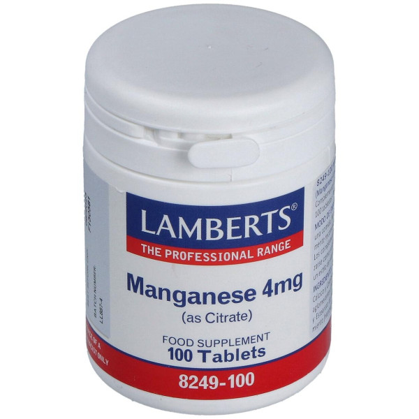 Manganeso Citrato 4Mg. 100 Cap.