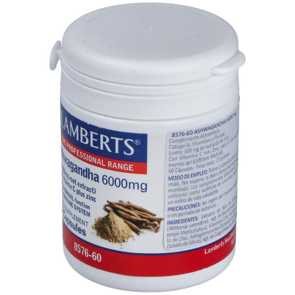 Lamberts Ashwagandha 6000 Mg 60 Caps