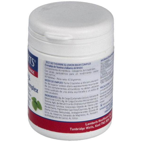 Complejo De Teanina Y Balsamo De Limon 60Comp. 2