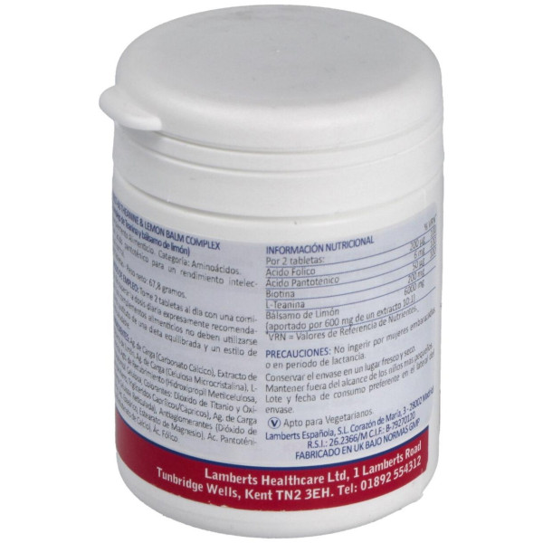 Complejo De Teanina Y Balsamo De Limon 60Comp. 2