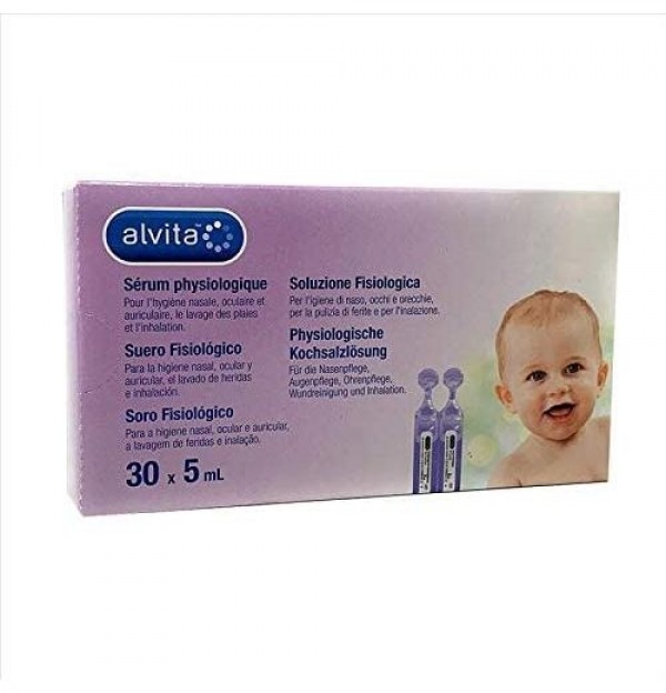 Alvita Suero Fisiológico Estéril Aerosolterapia, 30 Ampollas. -  Alliance Healthcare