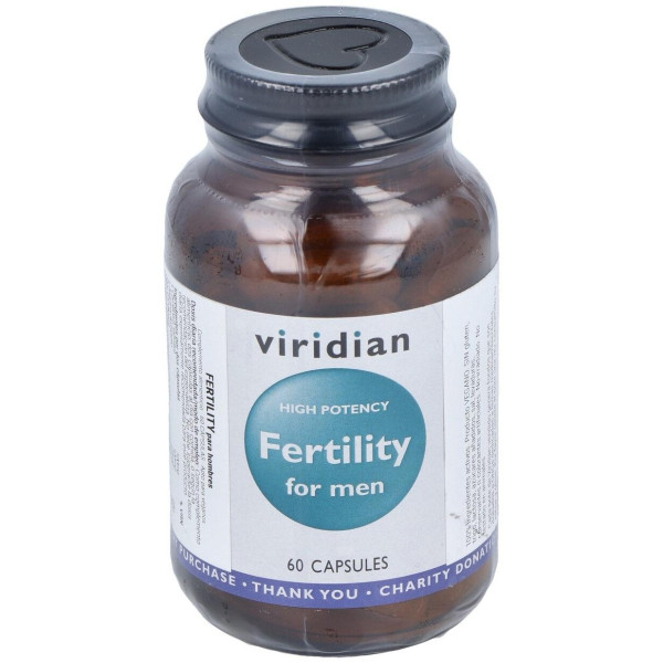 Viridian Alta Potencia Fertilidad Para Hombres 60Cáps