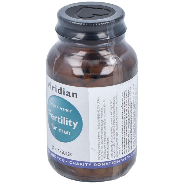 Viridian Alta Potencia Fertilidad Para Hombres 60Cáps