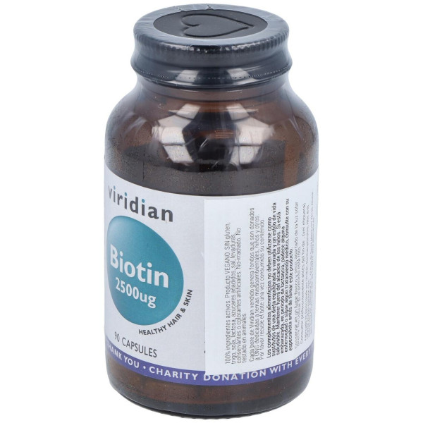 Viridian Biotina 2500 Ug 90Caps