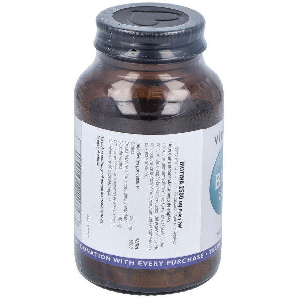 Viridian Biotina 2500 Ug 90Caps