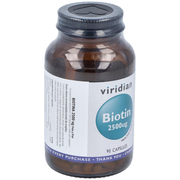 Viridian Biotina 2500 Ug 90Caps