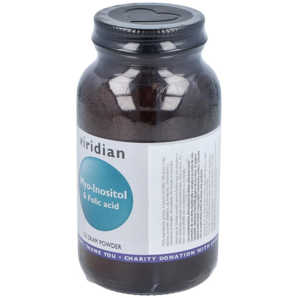 Viridian Myo Inositol Y Ácido Fólico 120G