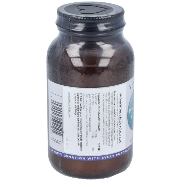Viridian Myo Inositol Y Ácido Fólico 120G
