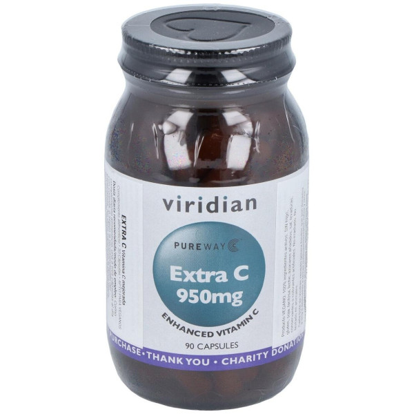 Viridian Vitamina Extra C 950Mg 90Caps