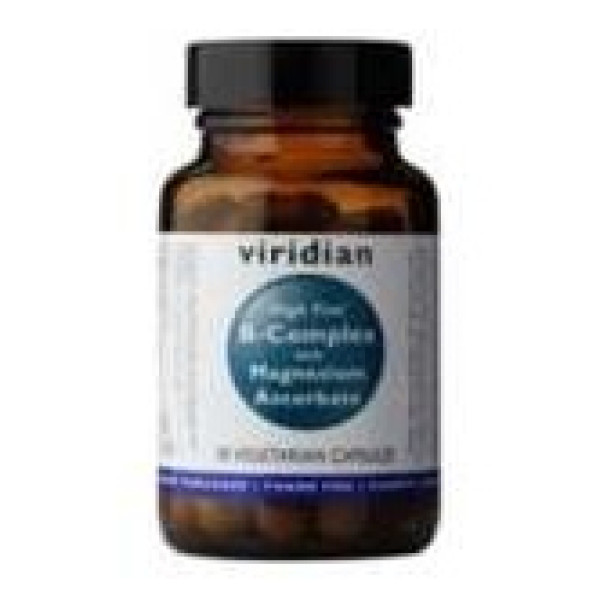 Viridian High Five Complejo B Con Magnesio Ascorbato Fórmula Estrés 30Cáps