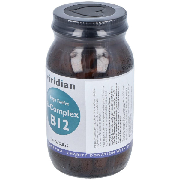 High Twelve Vit B12 Con B Complex 90Cap.Veg.