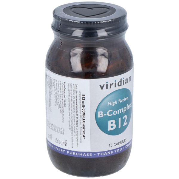 High Twelve Vit B12 Con B Complex 90Cap.Veg.