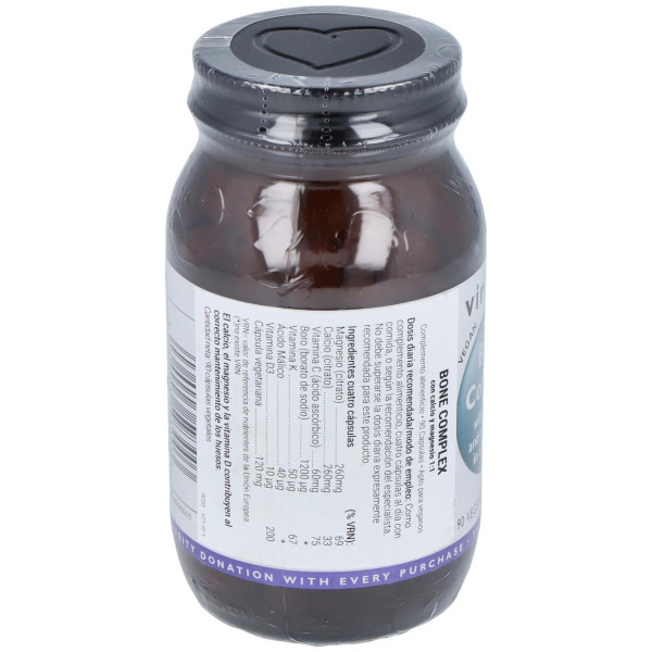 Viridian Complejo Óseo Con Calcio Y Magnesio 90Cáps