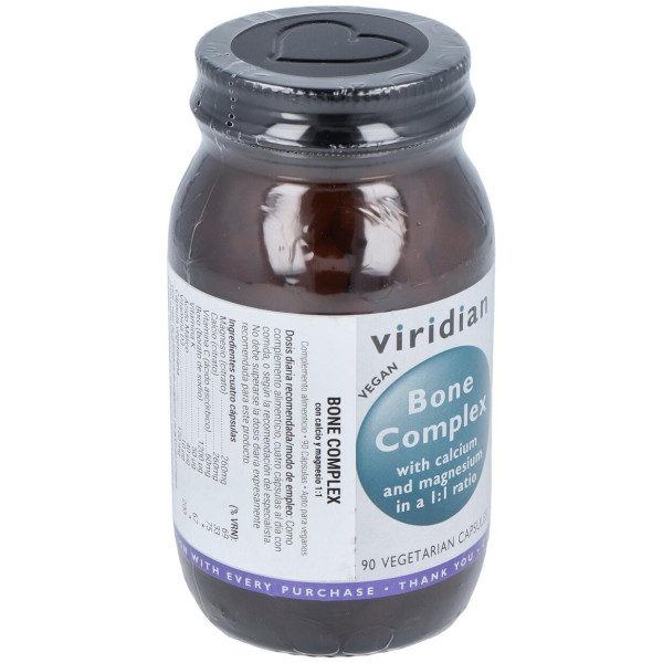 Viridian Complejo Óseo Con Calcio Y Magnesio 90Cáps