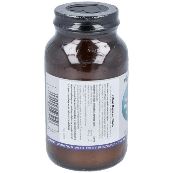 Viridian Potasio Magnesio Citrato Polvo 150G