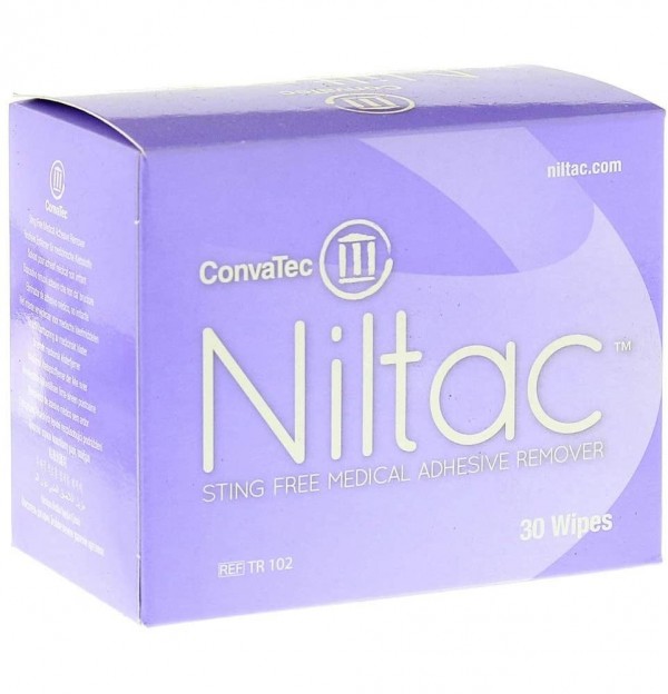 Niltac Retirada Adh Medicos Toallitas - Ostomia (30 Toallitas)