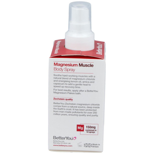 Betteryou Magnesio Músculo Spray Corporal 100Ml