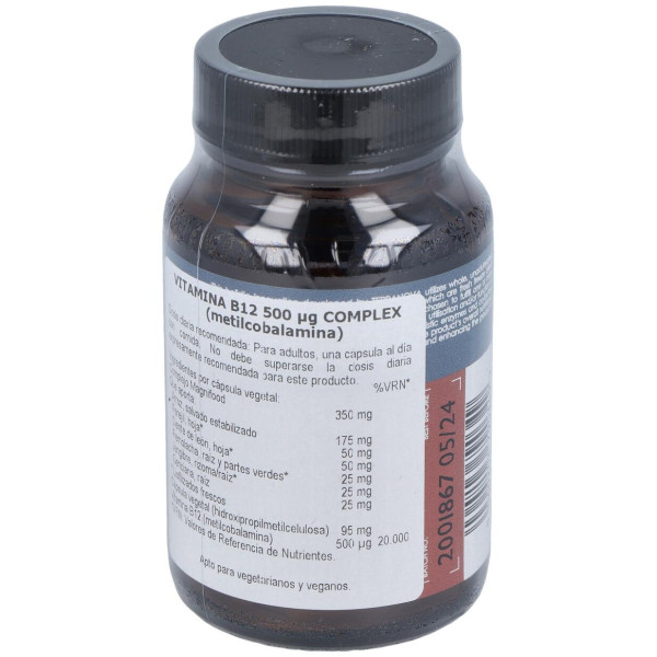 Terranova Vitamina B12 500 Ui Complex (Metilcobalamina) 50 Cápsulas