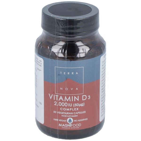 Vitamina D3 2000ui 50vcaps - Terranova