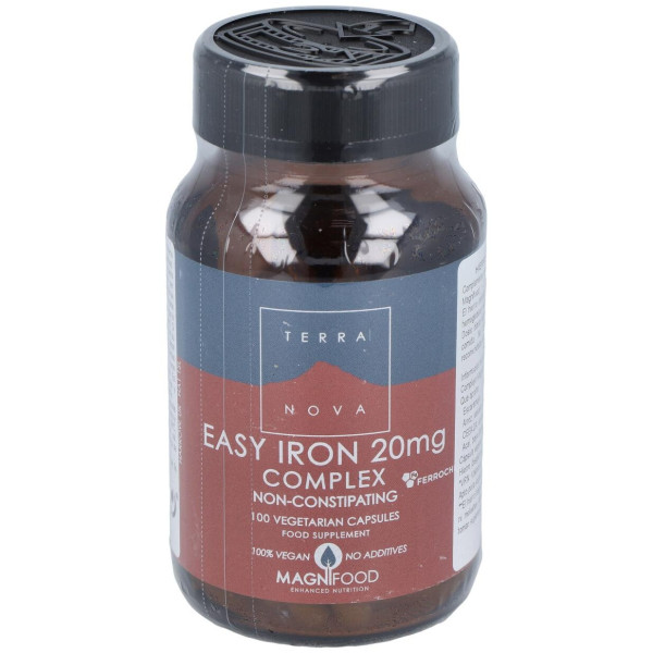 Terra Nova Hierro Bisciglinato 20Mg 100Caps