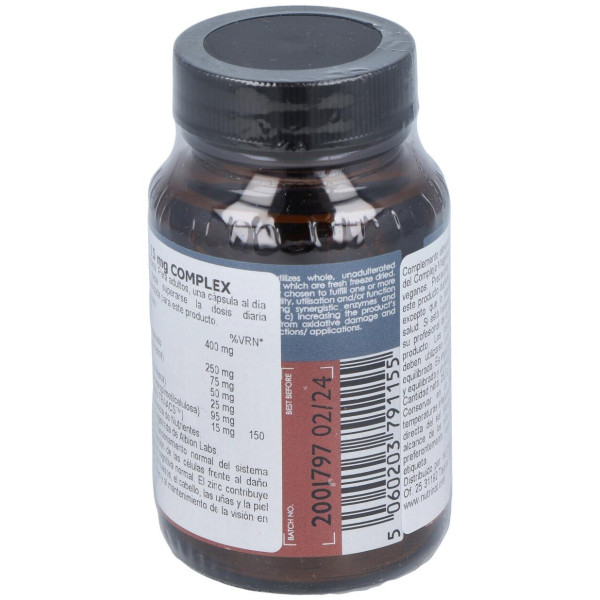 Terranova Zinc 15 Mg Complex 50 Cápsulas