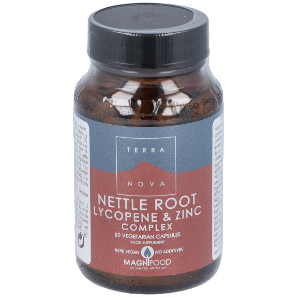 Terranova Ortiga Licopeno Y Zinc Complex 50 Cápsulas