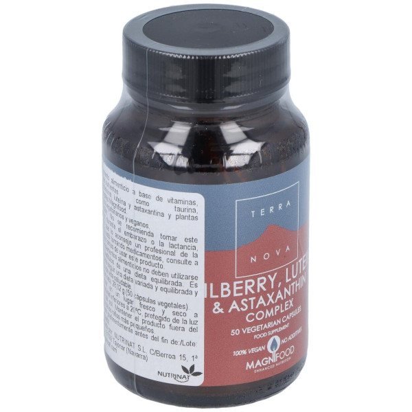 Terranova Mirtilo Luteína Y Astaxantina Complex 50 Cápsulas