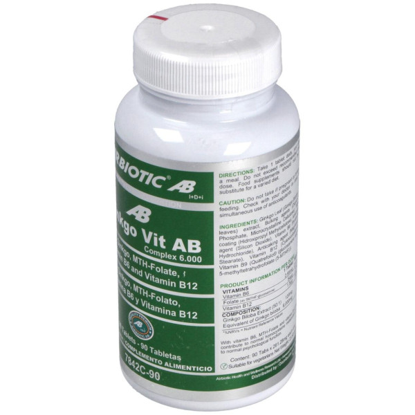 Airbiotic Ginkgo-Vit Ab Complex 6.000 90 Tabletas