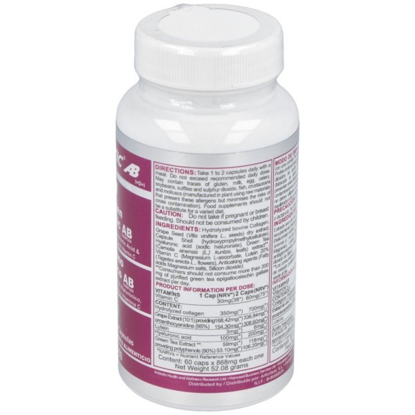 Airbiotic Colágeno Hialurónico Ab Complex 60 Cápsulas