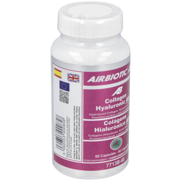 Airbiotic Colágeno Hialurónico Ab Complex 60 Cápsulas