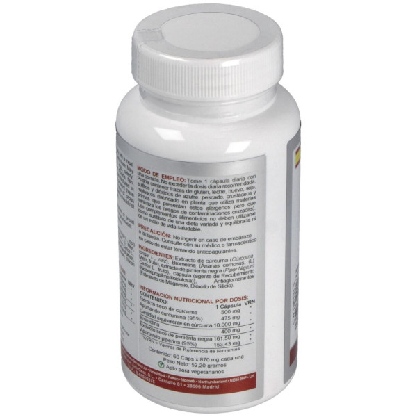 Airbiotic Cúrcuma Ab Complex 10.000 Mg 60 Cápsulas