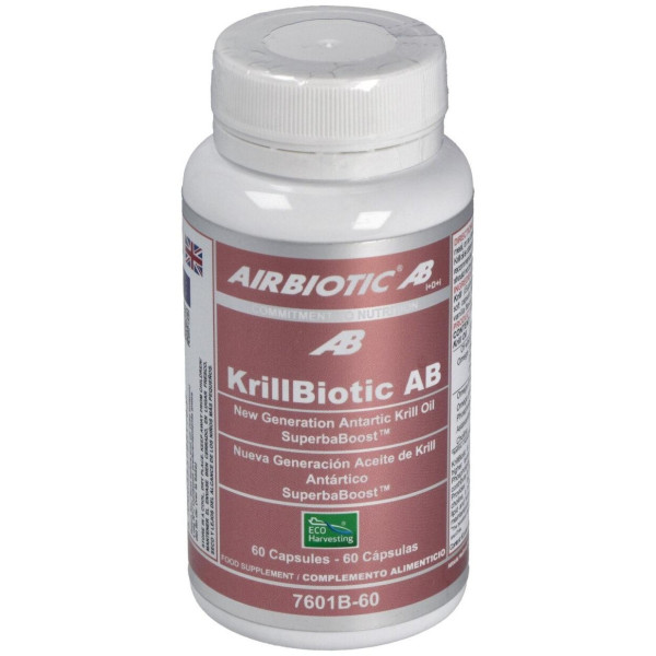 Airbiotic Krillbiotic Ab 590 Mg Ecoharvesting 60 Cápsulas
