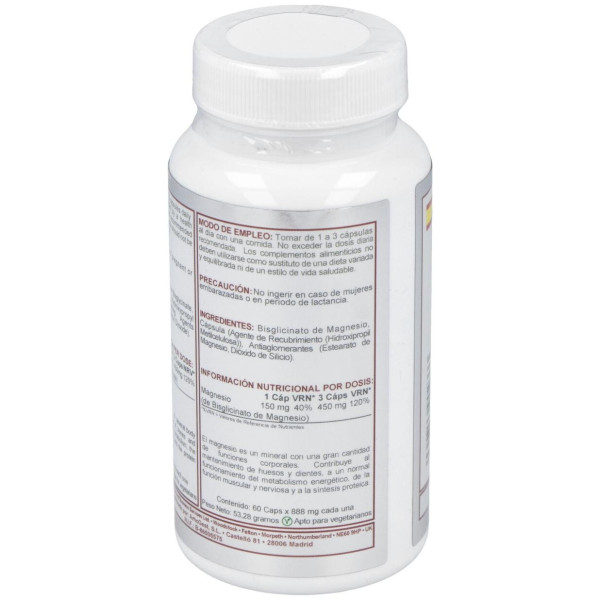 Magnesium Bisglicinato 150Mg. 60Cap.