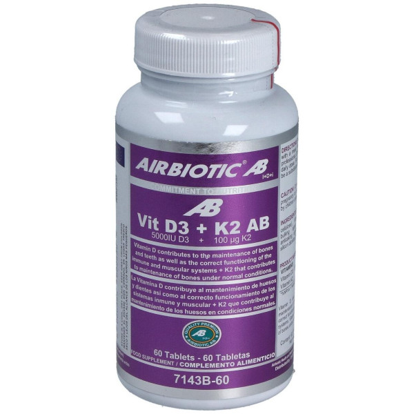 Airbiotic Vit D3 + K2 60Comp