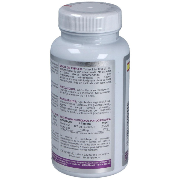 Airbiotic Vit D3 + K2 60Comp