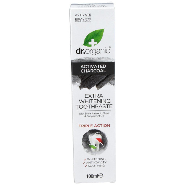 Dr.Organic Pasta De Dientes Carbón Activo 100Ml