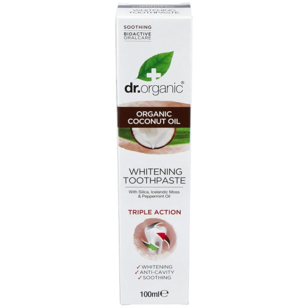 Pasta De Dientes Aceite De Coco Organico 100Ml.