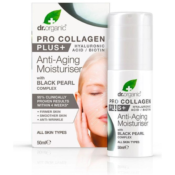 Crema Antiedad Pro-Collagen Plus Perla Negra 50Ml.