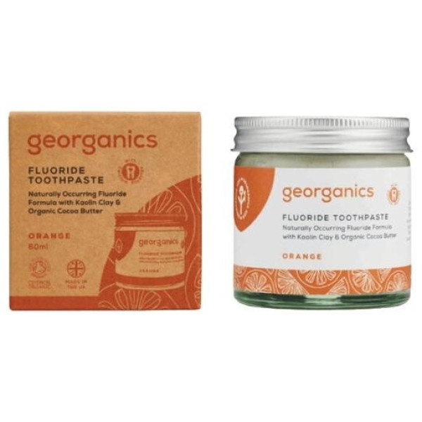Georganics Dentífrico Flúor Naranja 60Ml