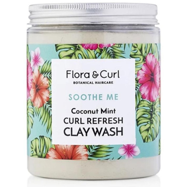 Flora Y Curl Coconut Mint Curl Refresh Clay Wash 260G