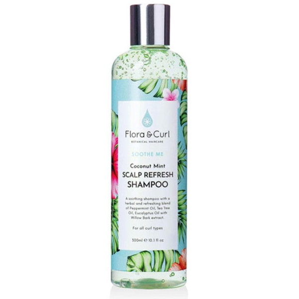 Flora Curl Soothe Me Coconut Mint Scalp Refresh Shampoo 300Ml