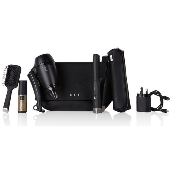Ghd Set De Viaje, Plancha De Pelo Inalámbrica Unplugged Y Secador Flight
