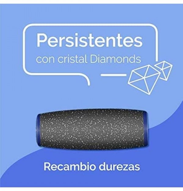 Scholl Velvet Smooth - Lima Electronica Diamond Crystals Recambio Durezas Persistentes (2 U Recambio)