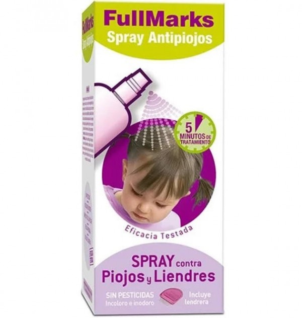 Fullmarks Spray - Antipiojos (1 Envase 150 Ml)