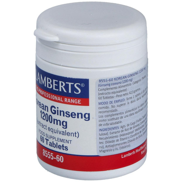 Lamberts Korean Ginseng 1200Mg 60Comp