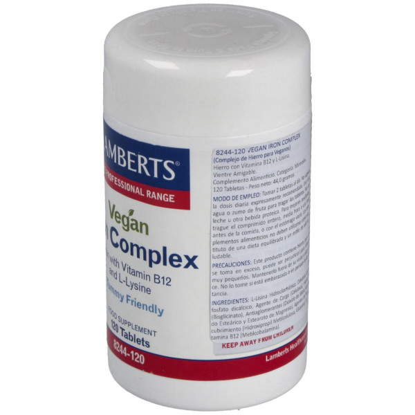 Complejo De Hierro Vegano 120Comp. 2