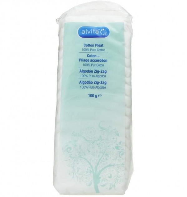 Algodón Zig-Zag Puro  Alvita, 100 G. -  Alliance Healthcare