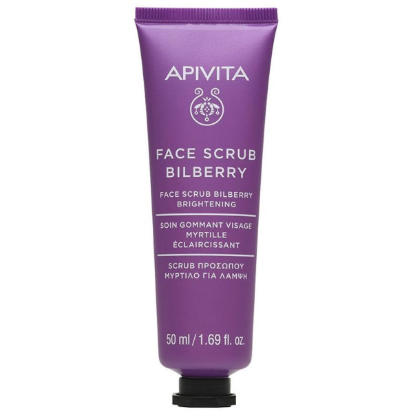 Mascarilla Facial Exfoliante Iluminadora Con Arándanos, Exfoliantes Apivita - Perfumes Club