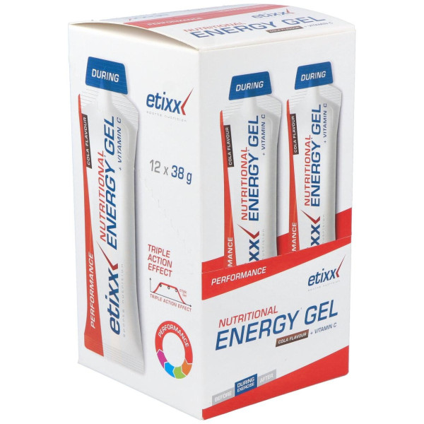 Etixx Energy Gel Sabor Cola 12Ud.