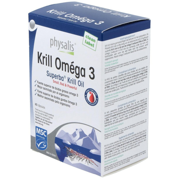 Physalis Krill Omega 3 60Caps